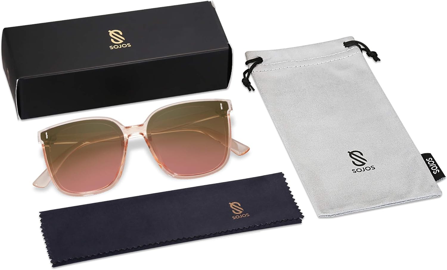 SOJOS Trendy Oversized Sunglasses for Women and Men