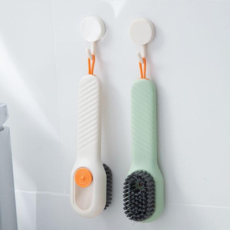 Multifunctional Soft-bristled Shoe Brush Shoe Brush Long Handle Brush Clothes Brush Shoe Clothing Board Brushes Cleaning Tool