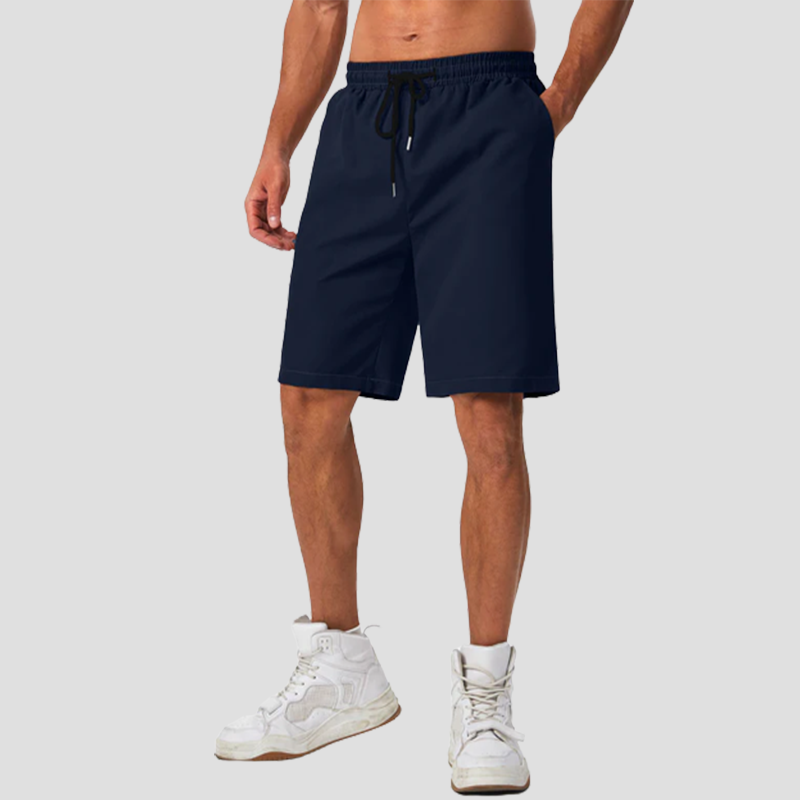 Men's cotton linen casual shorts