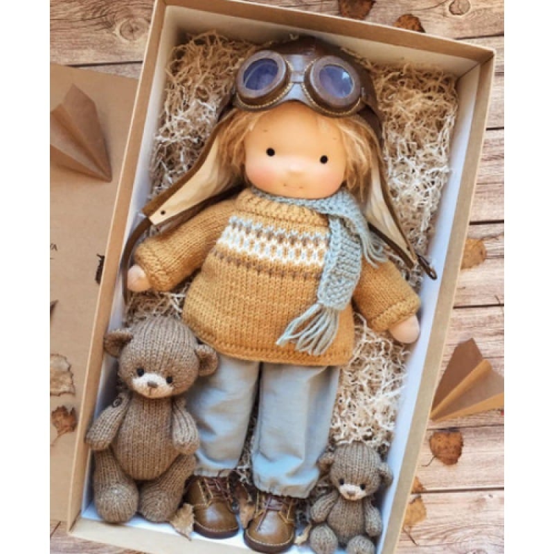 🎁🎁The Best Christmas Gift for Kids-Handmade Waldorf Doll👧(Buy 2 Free Shipping)