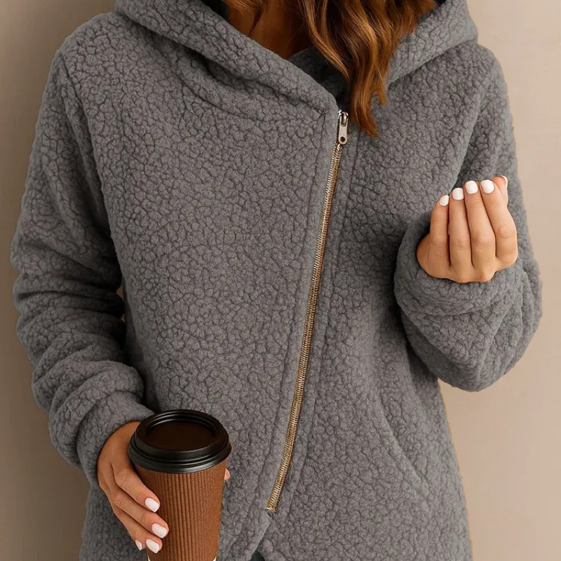 Finddbest™ – Myk jakke med Hette