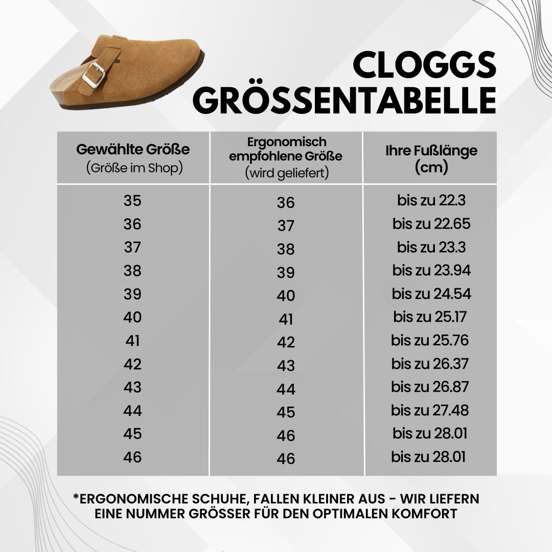 Cloggs - the original for maximum comfort