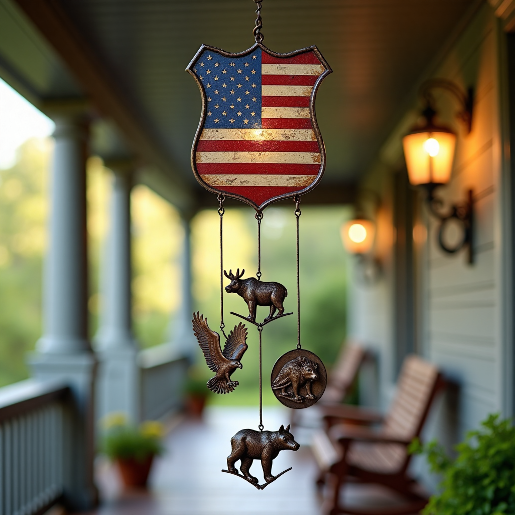 🦅Patriotic Wind Chime