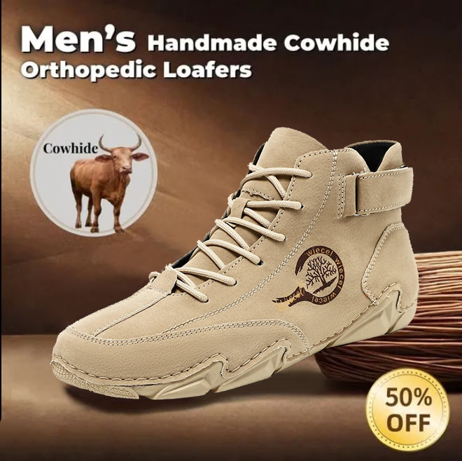 Finddbest™ - Men's waterproof leather barefoot shoes