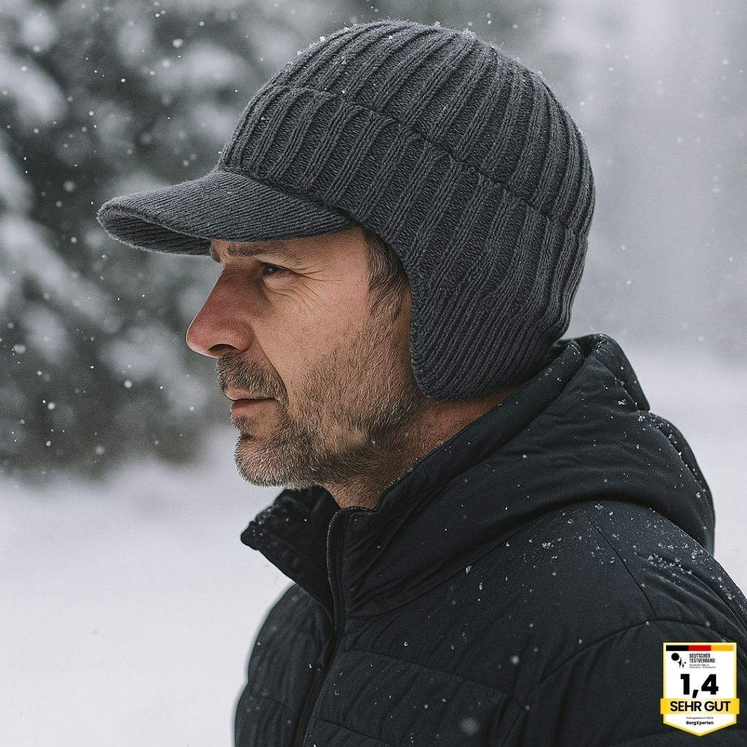 Fjordwarm – Scandinavian winter hat with ear protection (Unisex, one size fits all)