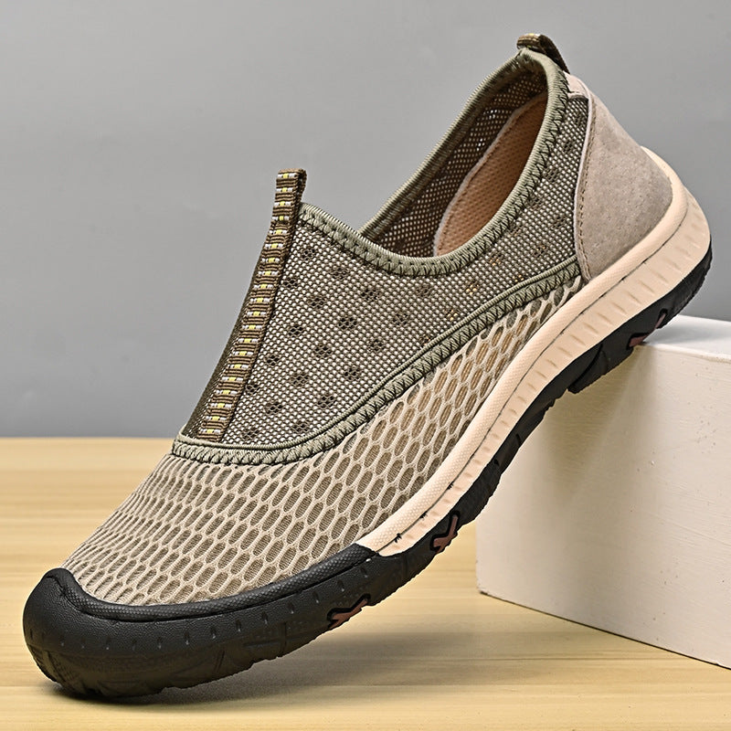 Breathable Comfortable Mesh Slip-On Orthopedic Outdoor Shoes