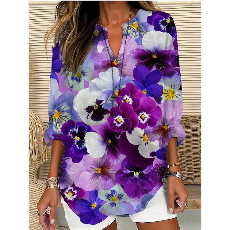 Women's Casual Cotton Blouse — Everyday Comfort with Effortless Style