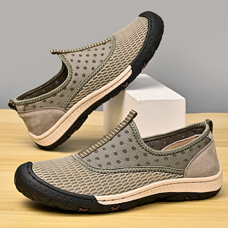 Breathable Comfortable Mesh Slip-On Orthopedic Outdoor Shoes