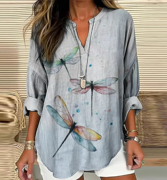 Women's Casual Cotton Blouse — Everyday Comfort with Effortless Style