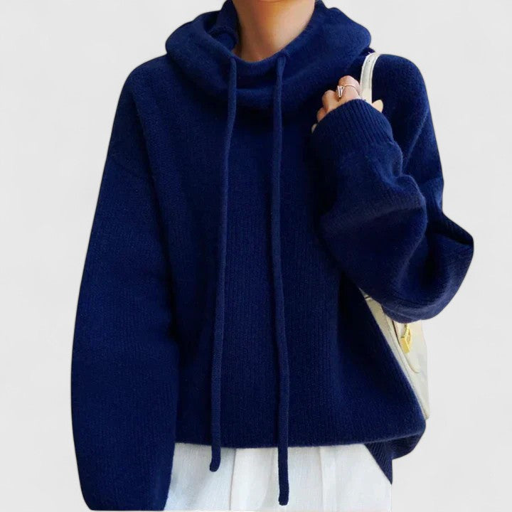 2025 Model Comfortable High-Neck Sweater