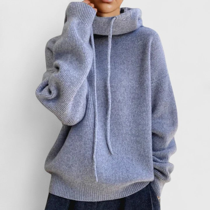 2025 Model Comfortable High-Neck Sweater