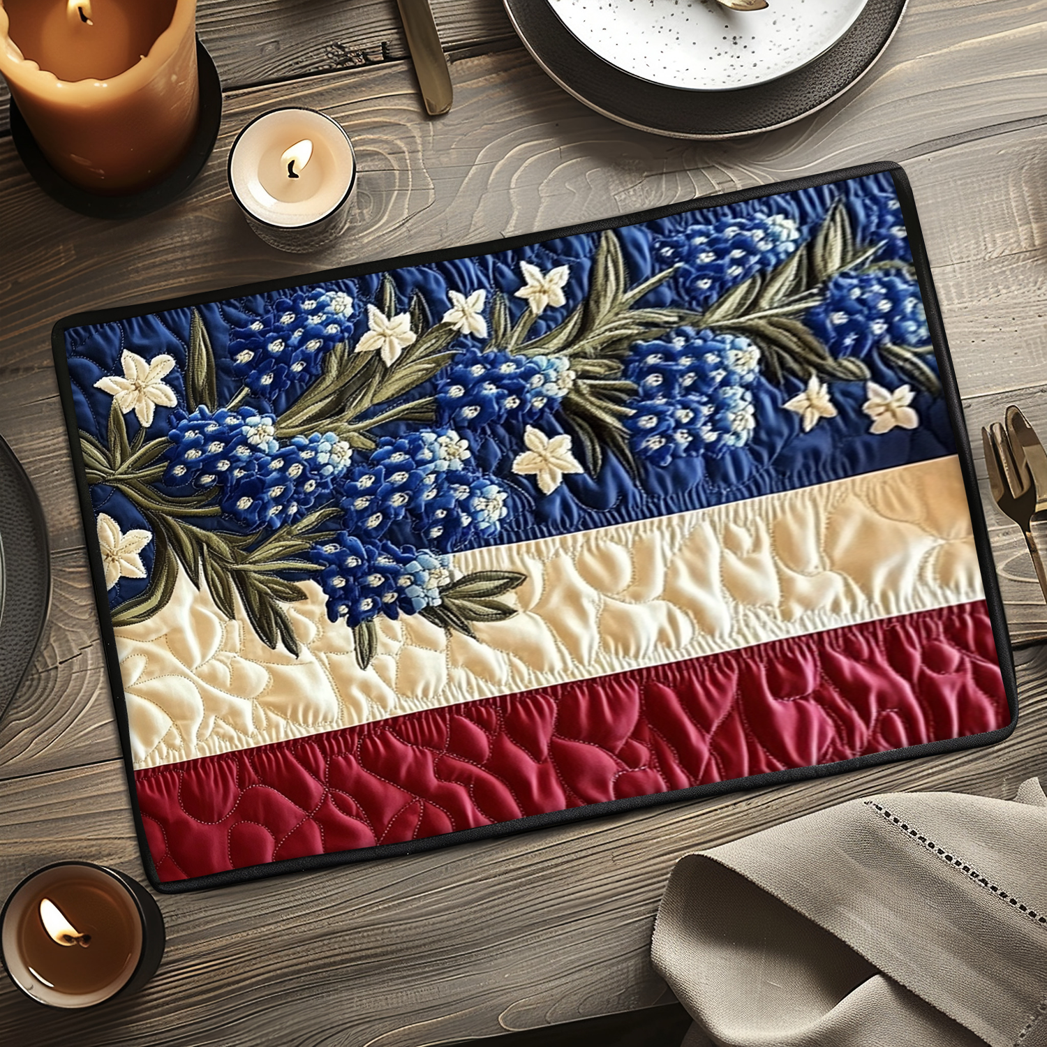 Texas Pride Quilted Place Mat NCU0VH4393