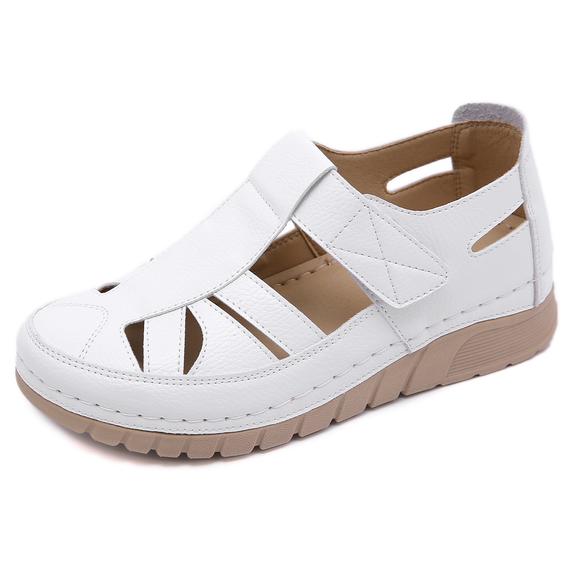 🔥Last day sale 50% off - Velcro wedge heel orthopedic shoes