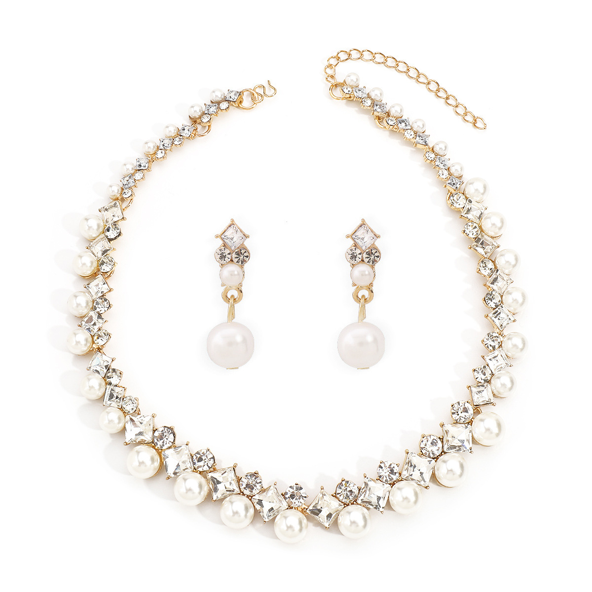 Moissanite Necklace Set