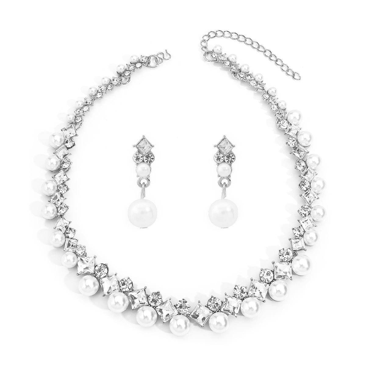 Moissanite Necklace Set