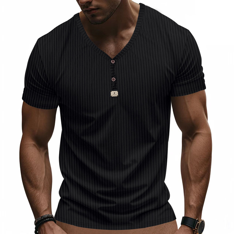 Finddbest - Men's Comfortable Casual Short Sleeves