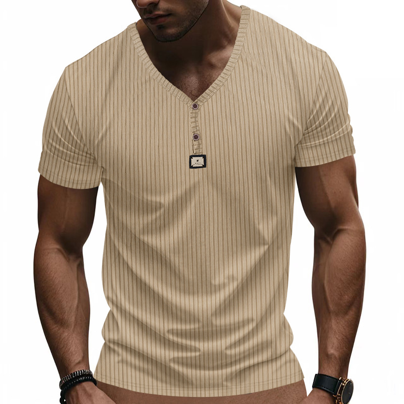 Finddbest - Men's Comfortable Casual Short Sleeves