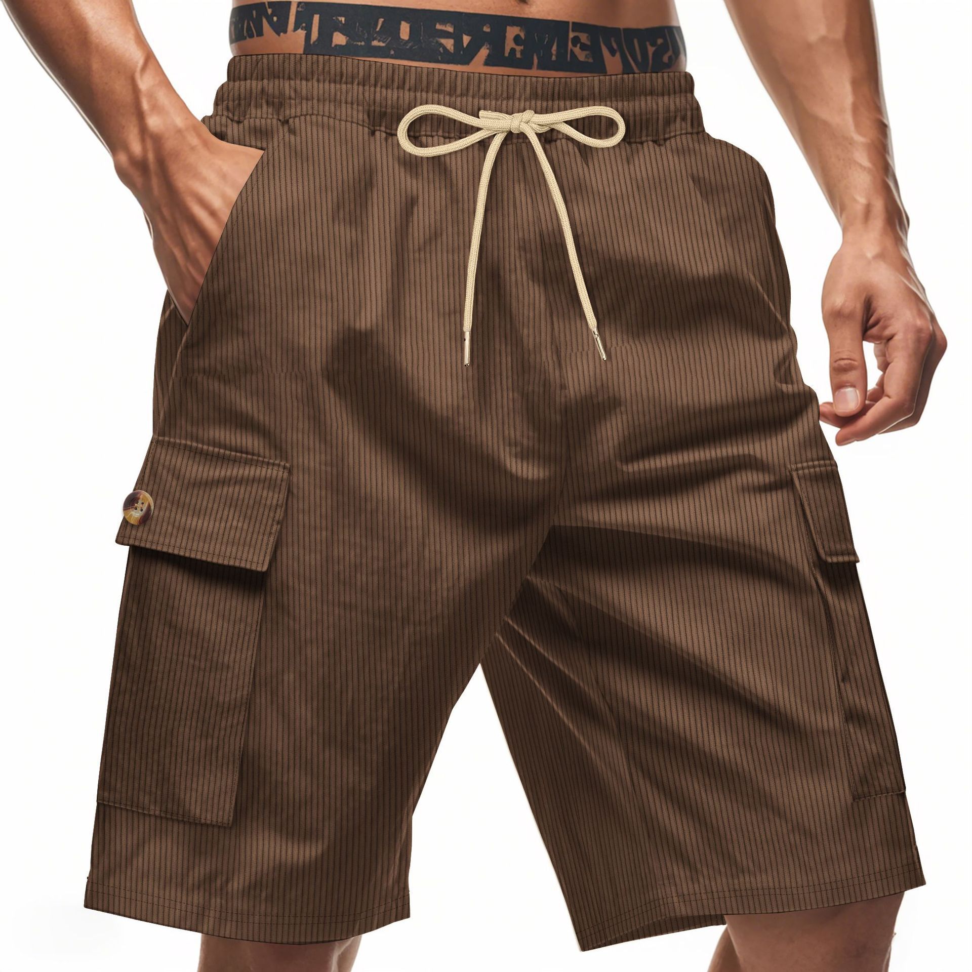 Men's Breathable Linen Loose Work Shorts