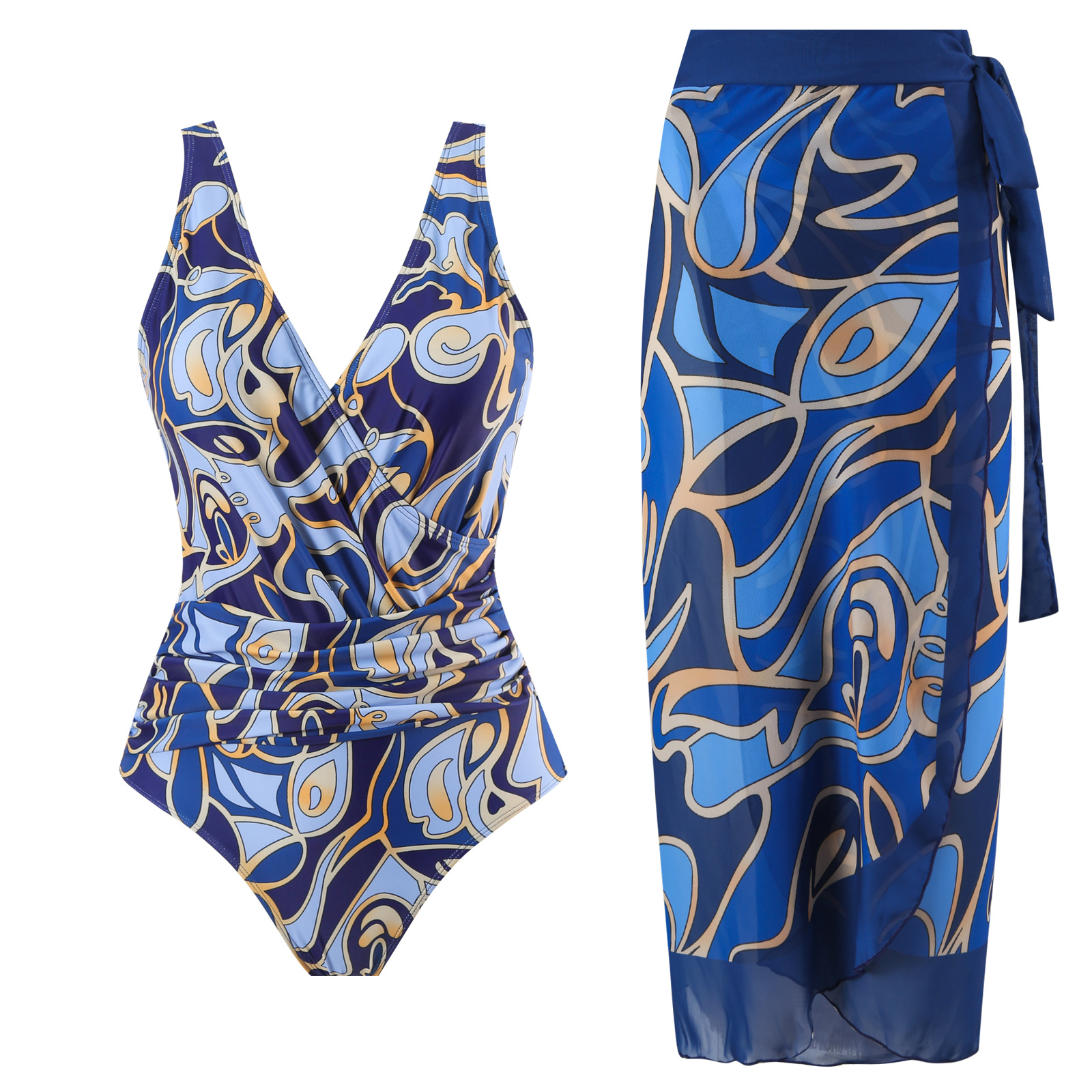 Fashion two piece swimsuit set