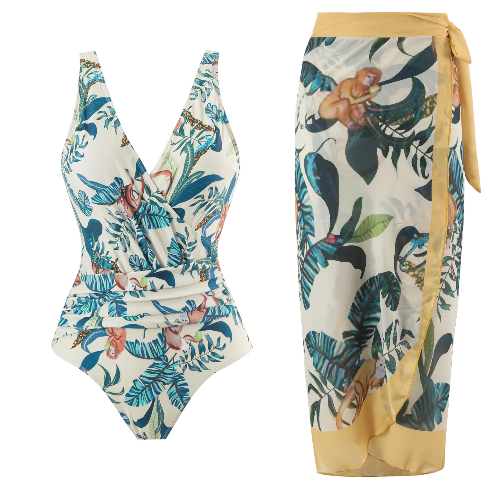 Fashion two piece swimsuit set