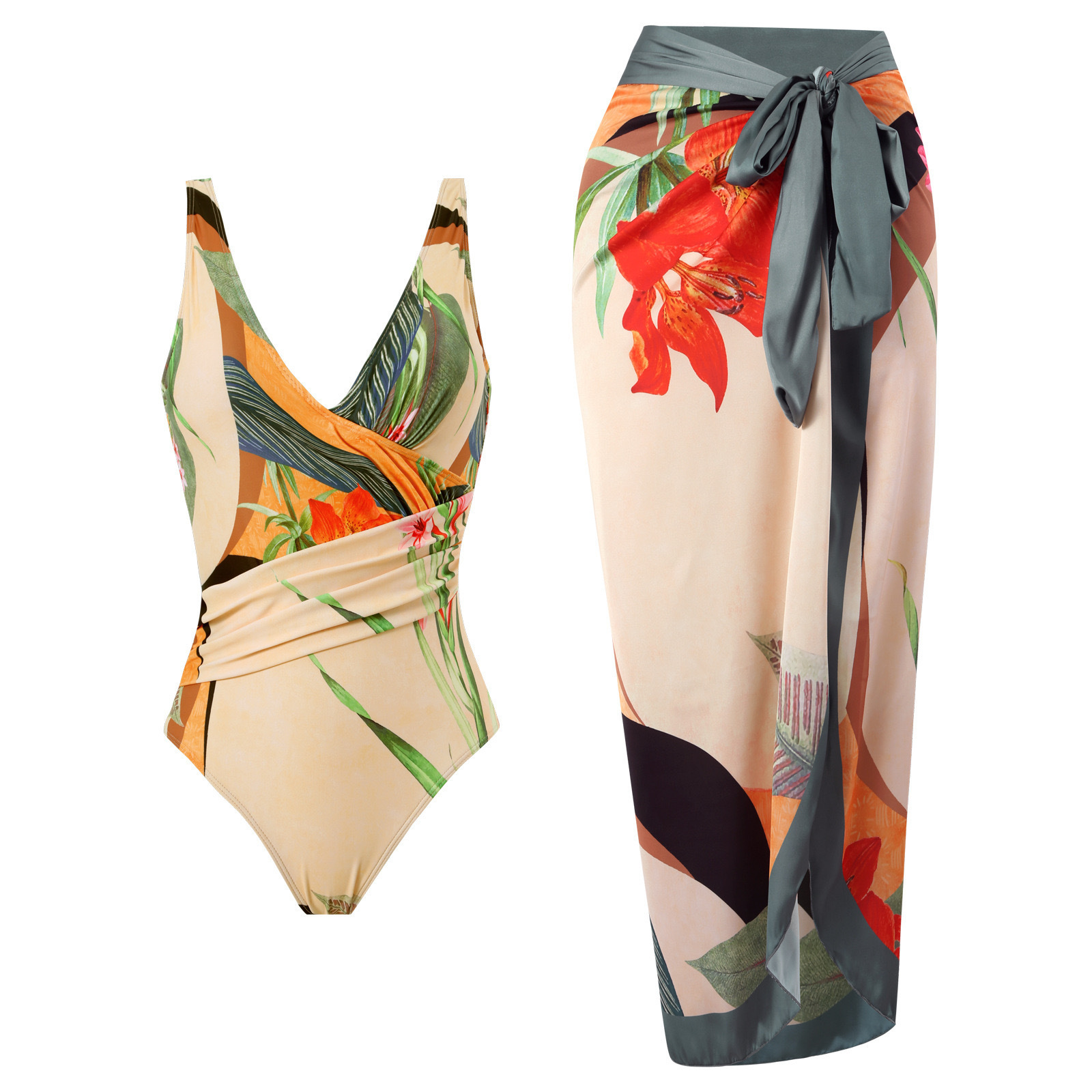 Fashion two piece swimsuit set