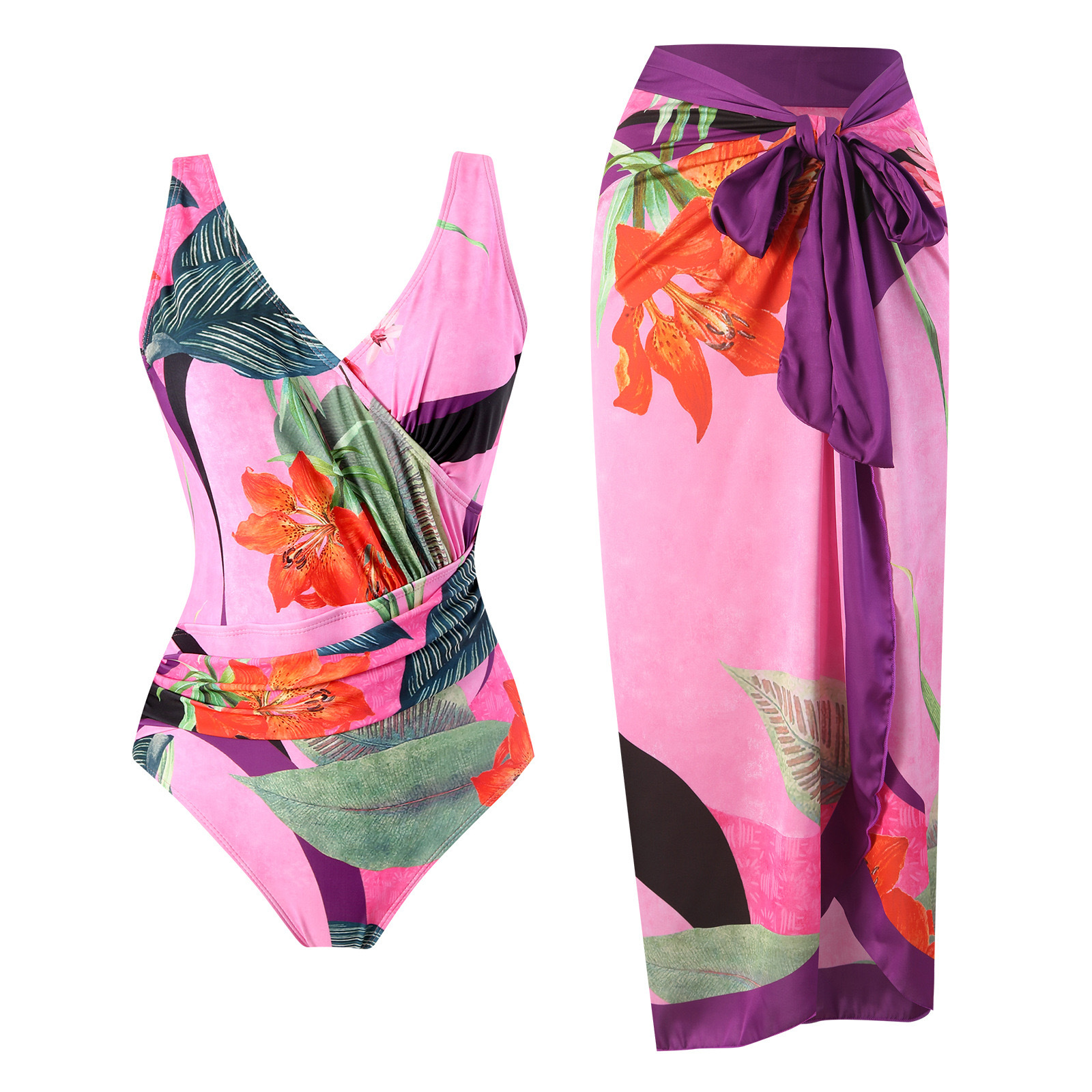 Fashion two piece swimsuit set