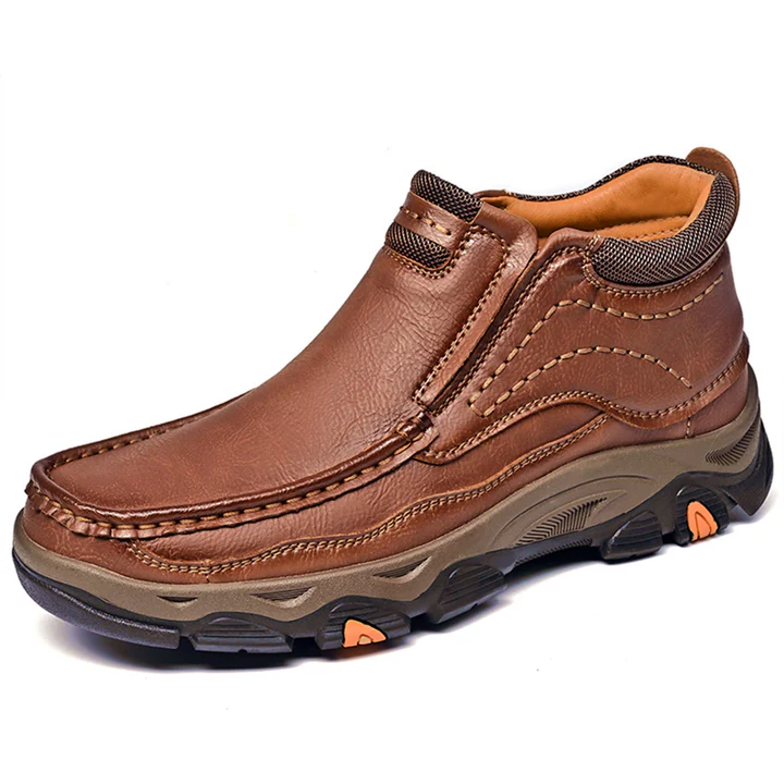 ⏰Last day 60% OFF - 2025 Hot selling men's casual thick-soled non-slip orthopedic leather boots