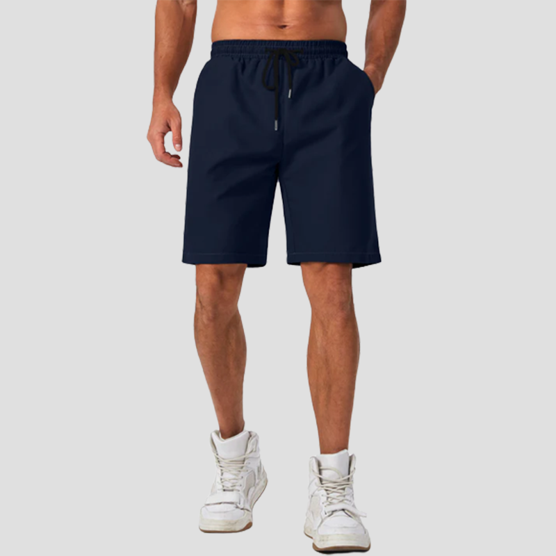Men's cotton linen casual shorts