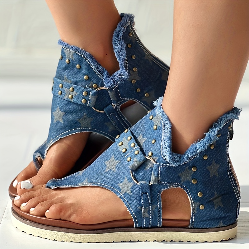 🔥Last Day Promotion 50% OFF - Women's Casual Denim Orthopedic Sandals