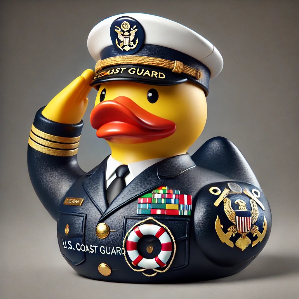 Handmade Veteran Tribute Duck