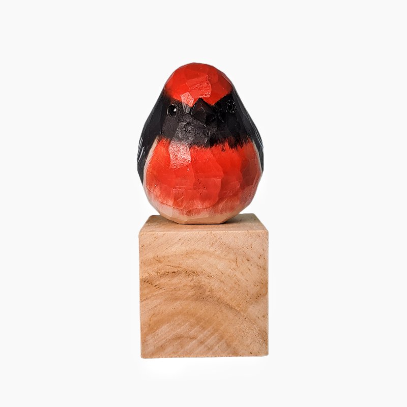 Australasian Robin Hand Craft Bird Figurine