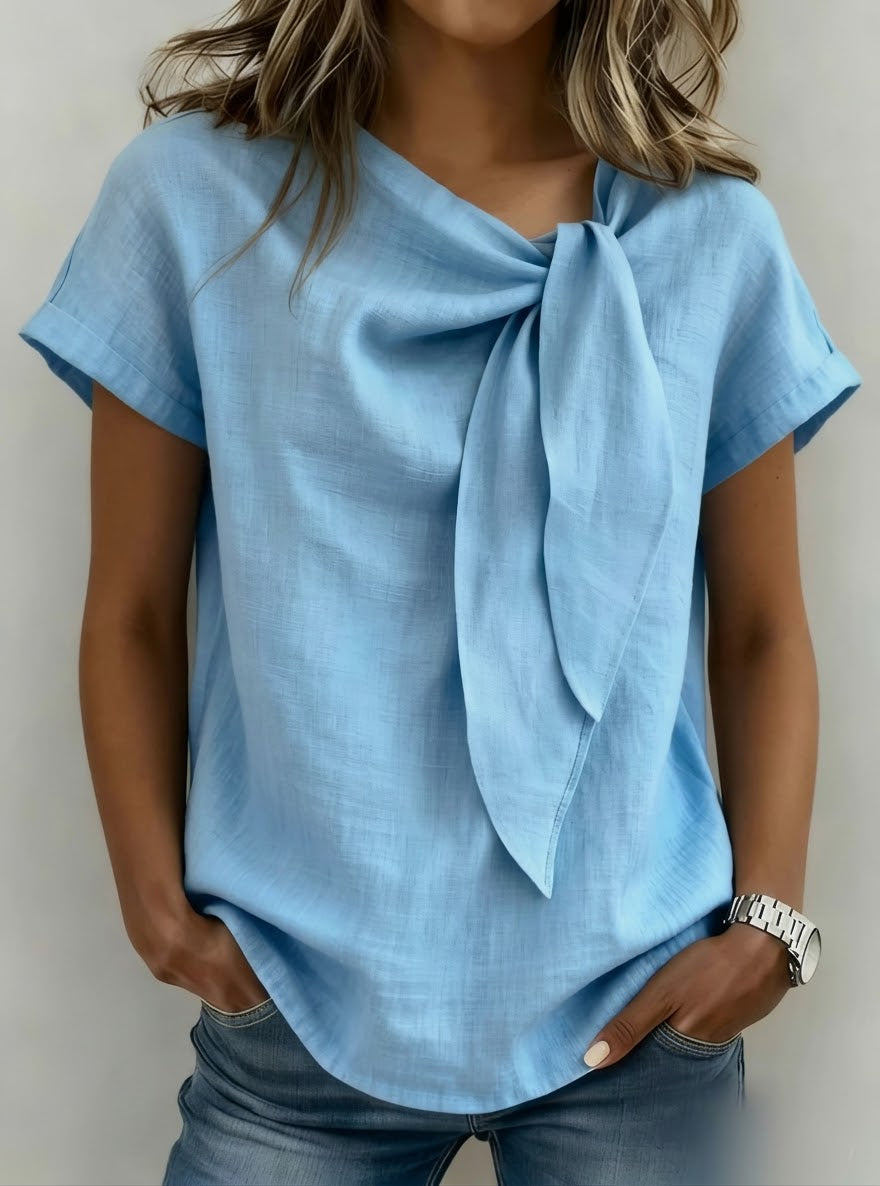 Casual Linen And Cotton Tops