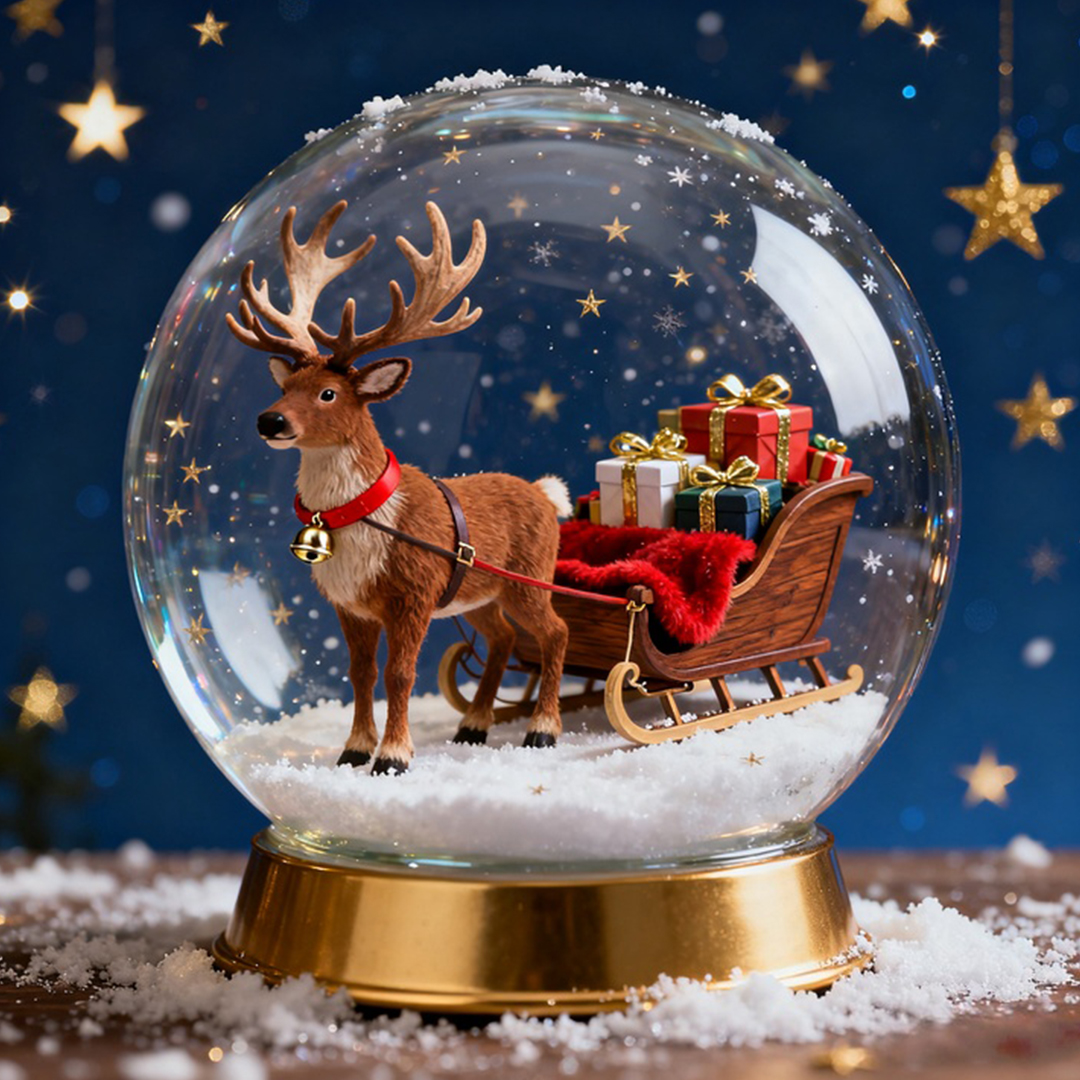 🎄 Santa Claus Snow Globe – Bring Christmas Magic Home!