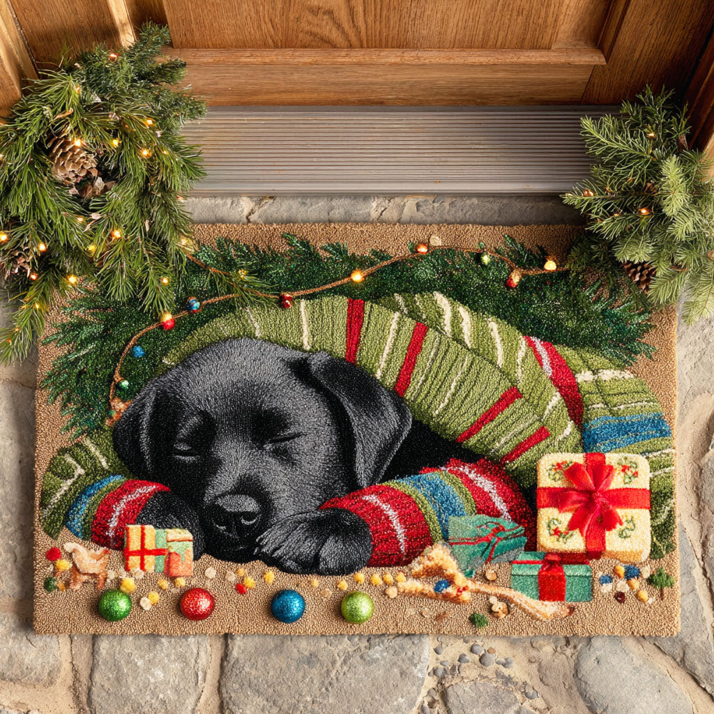 Sleeping Labrador Joy Doormat NCU0TD686