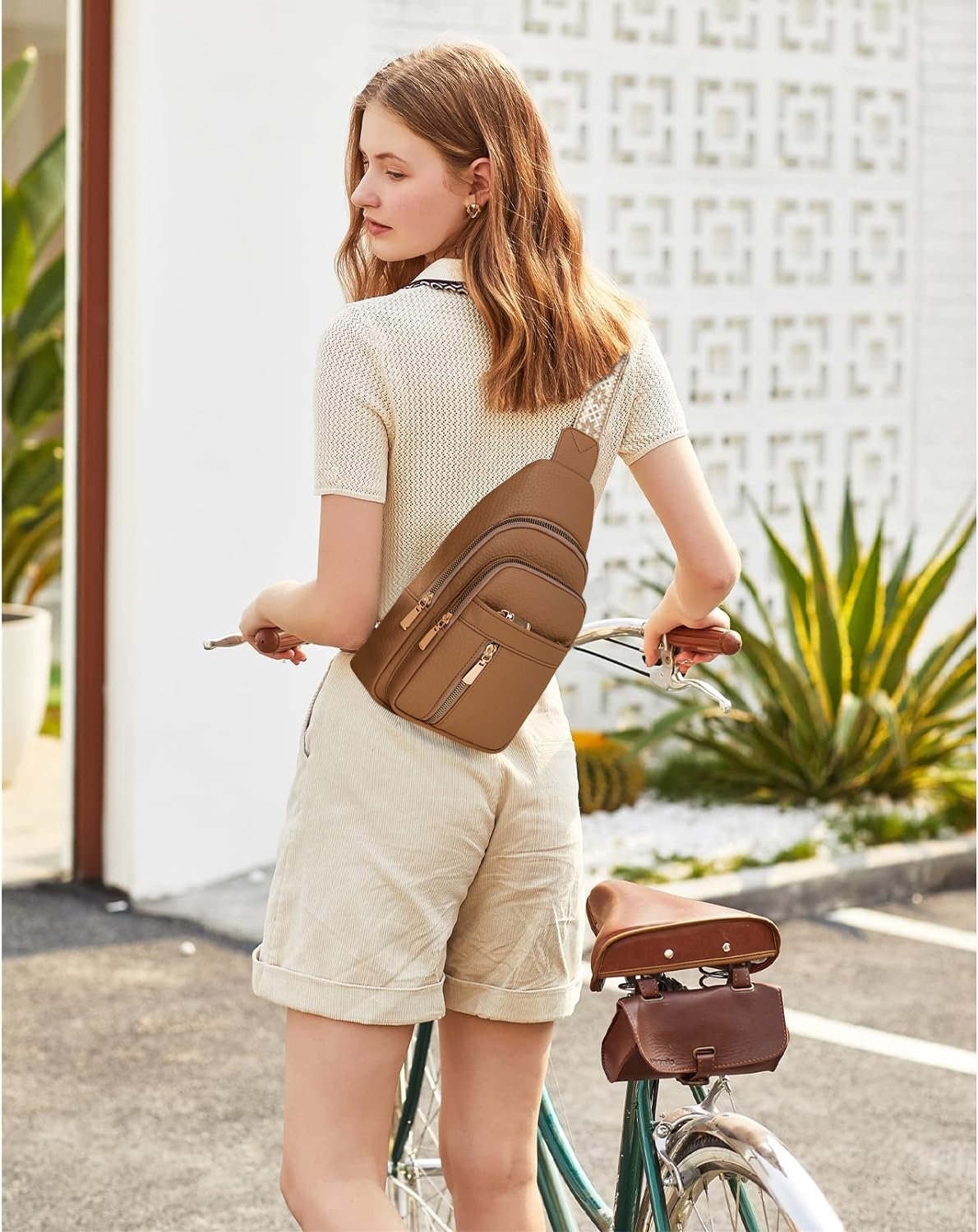 🔥Last Day Sale🏆️Anti-Theft Embroidery Solid Color Crossbody Bag for Daily Travel