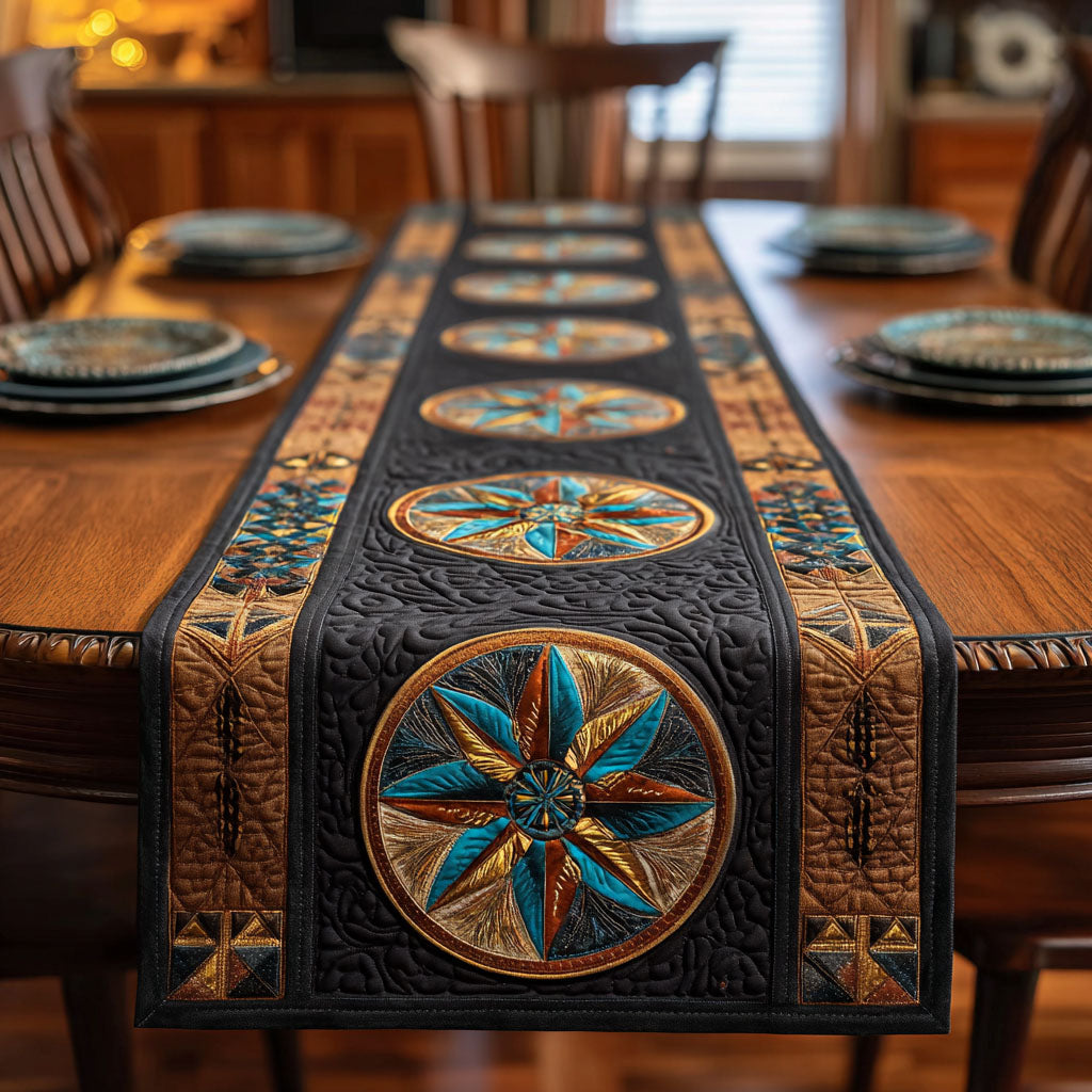 Sacred Winds Quilted Table Runner NCU0TV1189