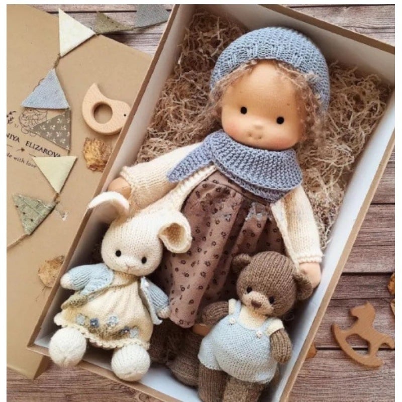 🎁🎁The Best Christmas Gift for Kids-Handmade Waldorf Doll👧(Buy 2 Free Shipping)