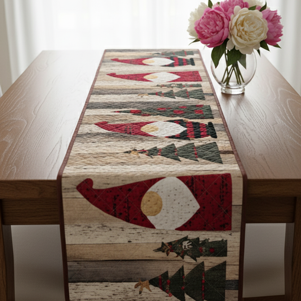 Sparkling Snow Quilted Table Runner NCU0NT10926