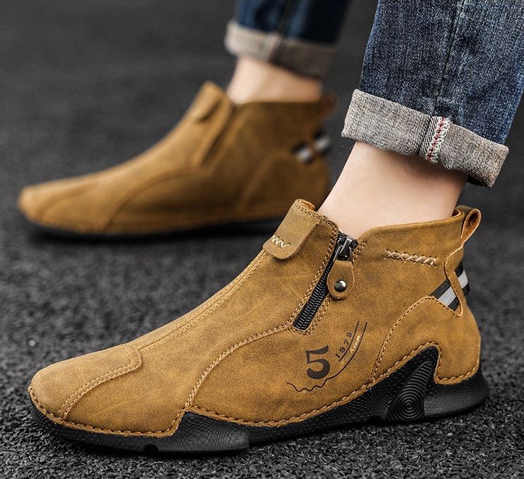 ⏰Last Day 70% OFF🔥High-Quality Men’s Hand-Stitched Genuine Leather Shoes – Ergonomic, Arch Support, Waterproof, Non-Slip, Orthopedic