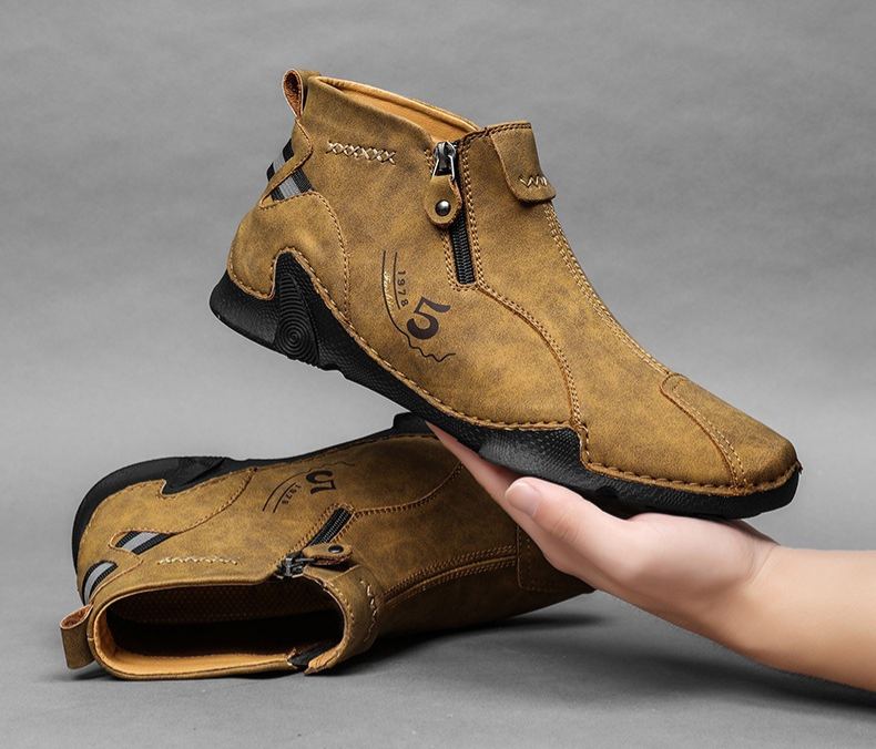 ⏰Last Day 70% OFF🔥High-Quality Men’s Hand-Stitched Genuine Leather Shoes – Ergonomic, Arch Support, Waterproof, Non-Slip, Orthopedic