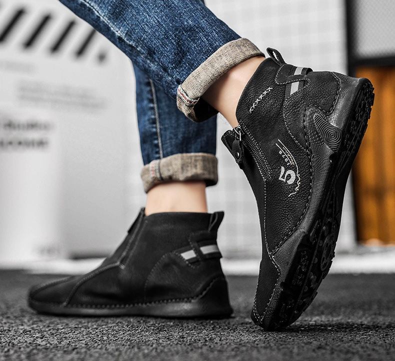 ⏰Last Day 70% OFF🔥High-Quality Men’s Hand-Stitched Genuine Leather Shoes – Ergonomic, Arch Support, Waterproof, Non-Slip, Orthopedic