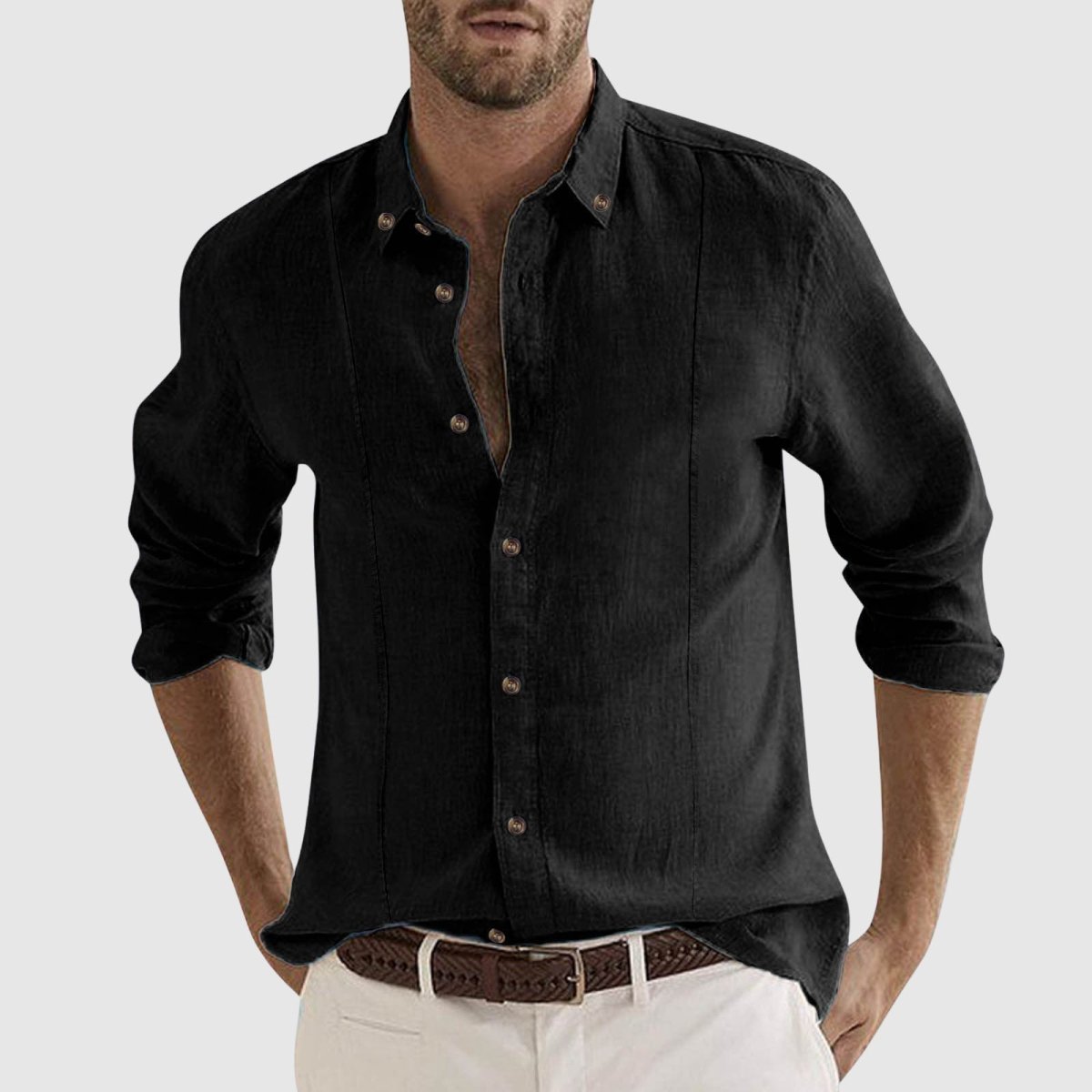 James Scott Amazon Linen Shirt - Infinityloyal