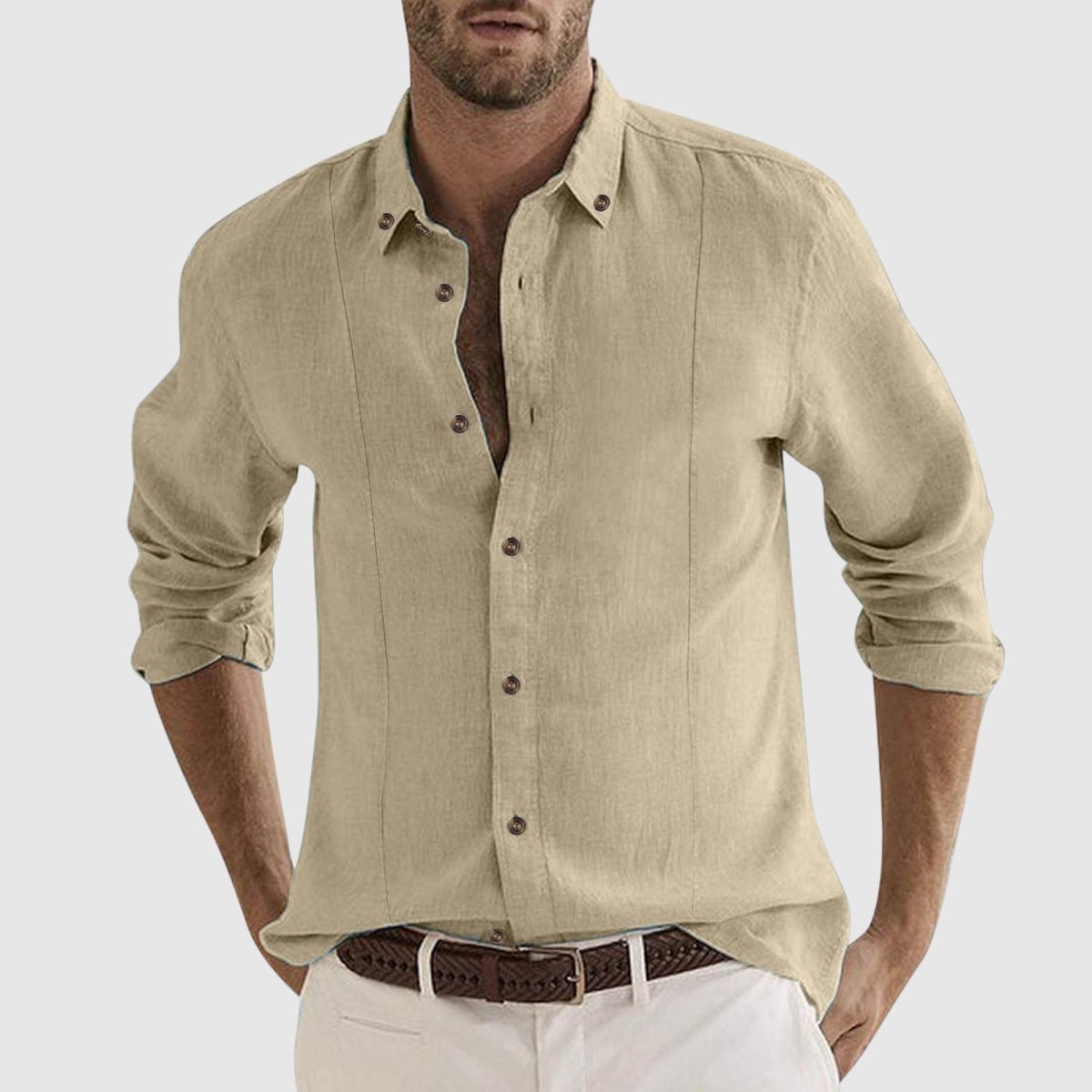 James Scott Amazon Linen Shirt - Infinityloyal