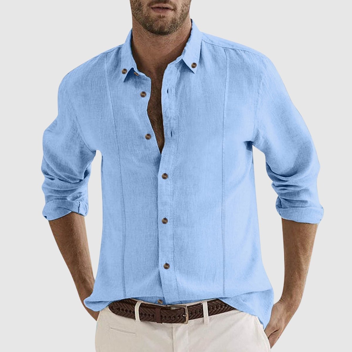 James Scott Amazon Linen Shirt - Infinityloyal