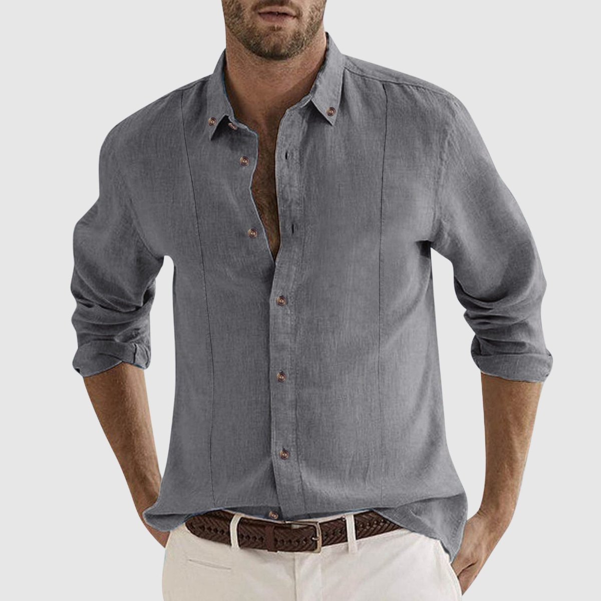 James Scott Amazon Linen Shirt - Infinityloyal