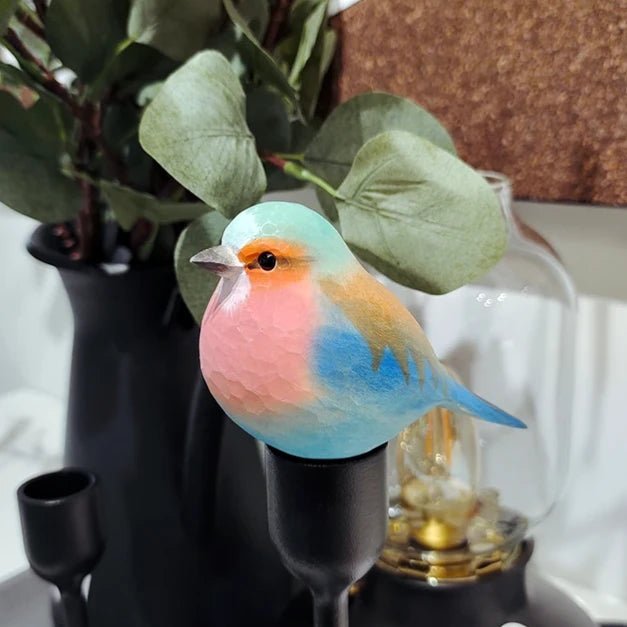 Lilac-breasted roller Sculpted Hand-Painted Bird Figure
