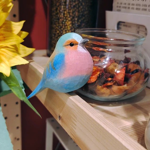 Lilac-breasted roller Sculpted Hand-Painted Bird Figure