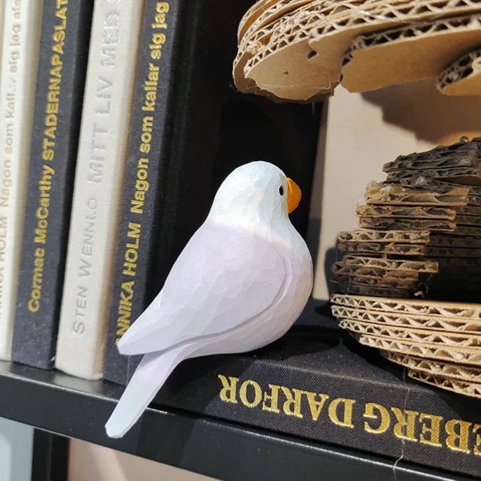 Lovebirds Sculpted Hand-Painted Bird Figure