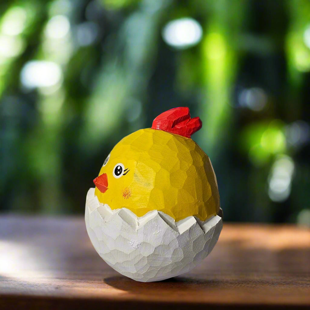 Newborn Chicken in Egg Shell