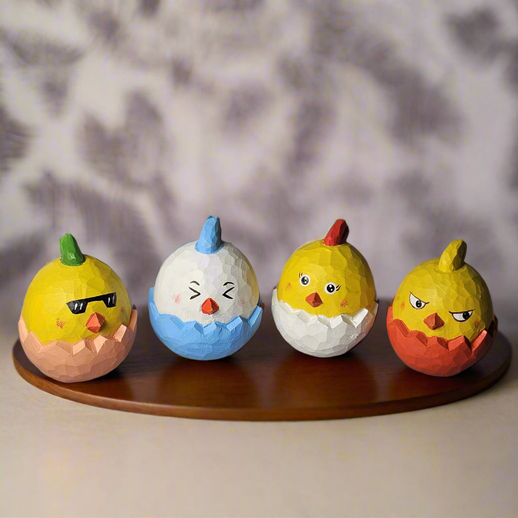 Newborn Chicken in Egg Shell